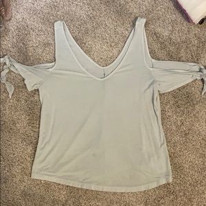 Blue tank top!